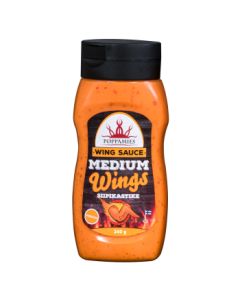 Poppamies Wing sauce Medium 12 x 340g