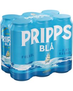 Pripps Blå 2,8% vol. 6x 0,5l 